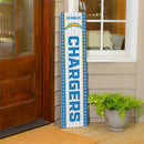 46" Double Sided Leaner, Los Angeles Chargers, Christmas