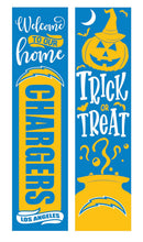 46" Double Sided Leaner, Los Angeles Chargers, Halloween