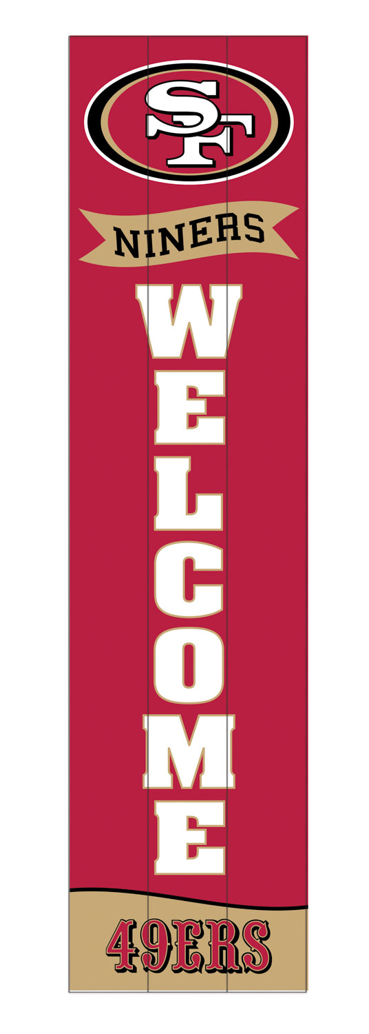 San Francisco 49ers Large Single Sided Leaner, 46"