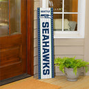 46" Double Sided Leaner, Seattle Seahawks, Christmas