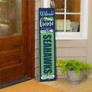 46" Double Sided Leaner, Seattle Seahawks, Halloween