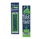 46" Double Sided Leaner, Seattle Seahawks, Halloween