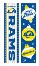 46" Double Sided Leaner, Los Angeles Rams, Christmas