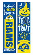46" Double Sided Leaner, Los Angeles Rams, Halloween