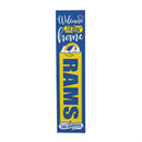 46" Double Sided Leaner, Los Angeles Rams, Halloween