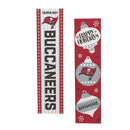 46" Double Sided Leaner, Tampa Bay Buccaneers, Christmas