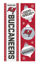 46" Double Sided Leaner, Tampa Bay Buccaneers, Christmas