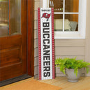 46" Double Sided Leaner, Tampa Bay Buccaneers, Christmas