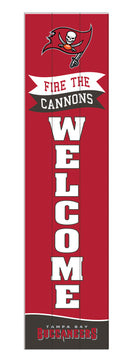 Tampa Bay Buccaneers Large Single Sided Leaner, 46"