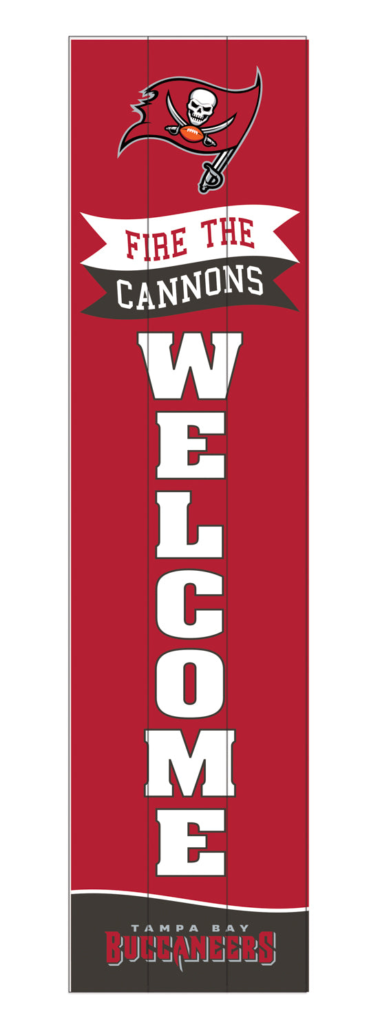 Tampa Bay Buccaneers Large Single Sided Leaner, 46"