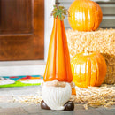 24"H Pumpkin Gnome Garden Statuary