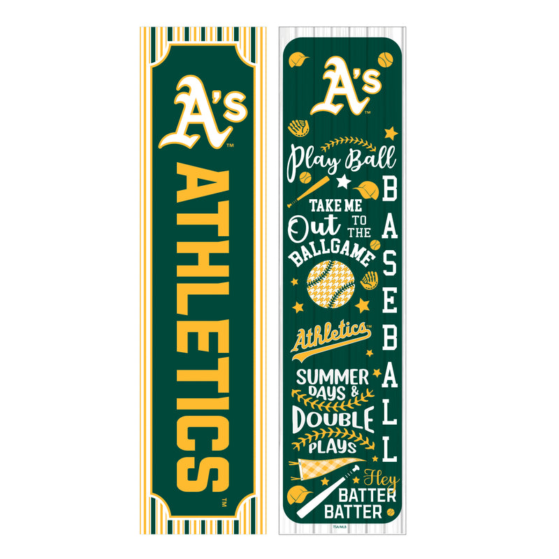 Oakland A's, Spring Seasonal Leaner, 47" Double Sided