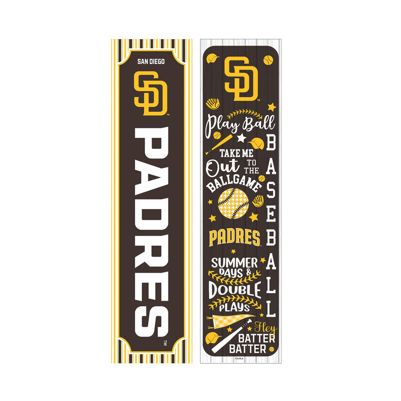 San Diego Padres, Spring Seasonal Leaner, 46" Double Sided
