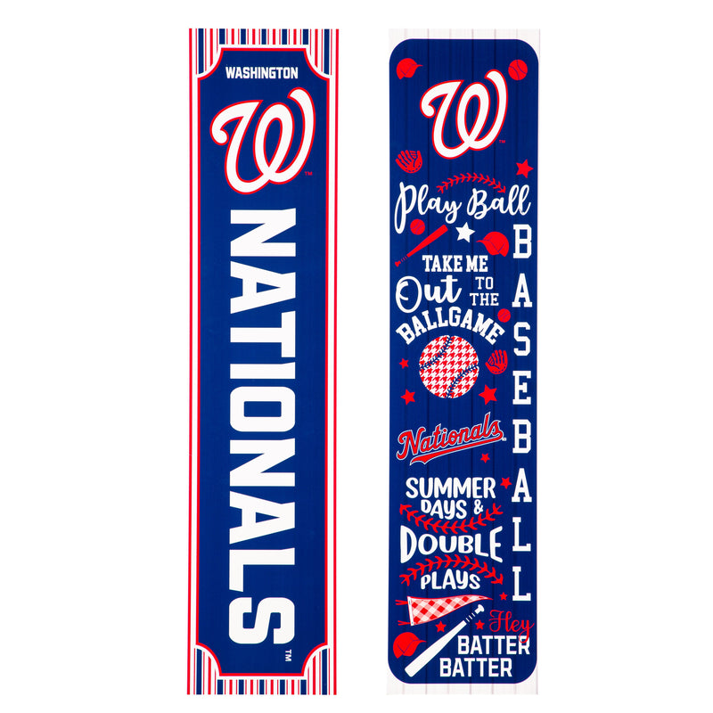 Washington Nationals, Spring Seasonal Leaner, 46" Double Sided