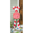 42"H Wooden Candy Cane Porch Décor