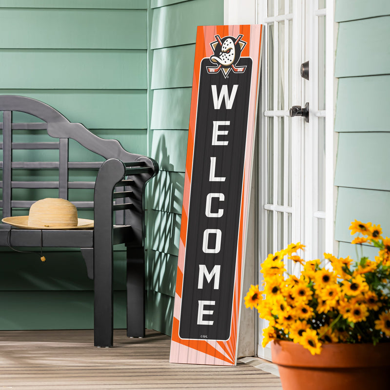 Anaheim Ducks Summer Seasonal Single Sided Large Leaner, 46"