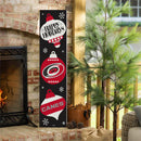 Carolina Hurricanes 46" Double Sided Leaner, Christmas
