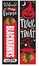 Chicago Blackhawks 46" Double Sided Leaner, Halloween
