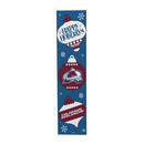 Colorado Avalanche 46" Double Sided Leaner, Christmas