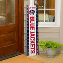 Columbus Blue Jackets 46" Double Sided Leaner, Christmas