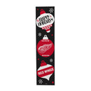 Detroit Red Wings 46" Double Sided Leaner, Christmas
