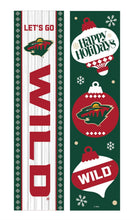 Minnesota Wild 46" Double Sided Leaner, Christmas