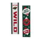 Minnesota Wild 46" Double Sided Leaner, Christmas