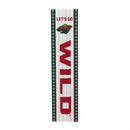 Minnesota Wild 46" Double Sided Leaner, Christmas