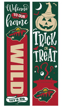 Minnesota Wild 46" Double Sided Leaner, Halloween