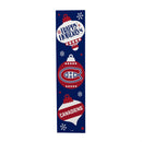 Montreal Canadiens 46" Double Sided Leaner, Christmas