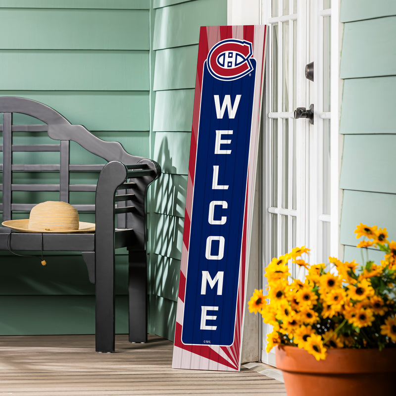 Montreal Canadiens Summer Seasonal Single Sided Large Leaner, 46"