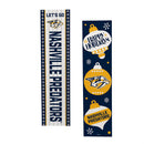 Nashville Predators 46" Double Sided Leaner, Christmas