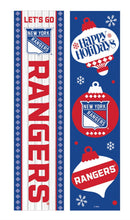 New York Rangers 46" Double Sided Leaner, Christmas