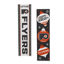 46" Double Sided Leaner, Philadelphia Flyers, Christmas