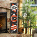 46" Double Sided Leaner, Philadelphia Flyers, Christmas