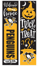 46" Double Sided Leaner, Pittsburgh Penguins, Halloween