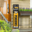 46" Double Sided Leaner, Pittsburgh Penguins, Halloween