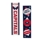 46" Double Sided Leaner, Washington Capitals, Christmas