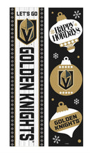 46" Double Sided Leaner, Vegas Golden Knights, Christmas