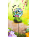 42" Glass Bee Garden Stake
