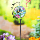 42" Glass Bee Garden Stake