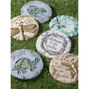 Lavendar Wreath Garden Stone, Welcome to my Garden, 2 Asst