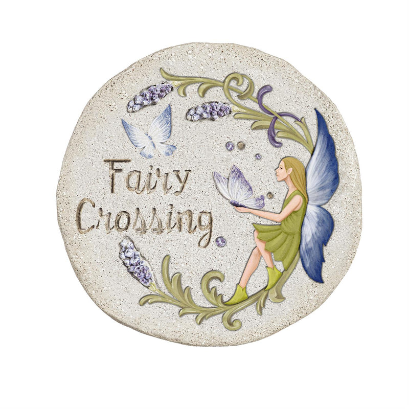 Lavendar Wreath Garden Stone, Welcome to my Garden, 2 Asst