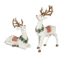 Holiday Reindeer Statue, 2 ASST