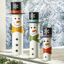 Snowmen Trio Statue, SET OF 3