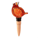 What She Shed Plant Support & Accessories, Glass & Terracotta, Glow-in-the-Dark Bird Watering Globe,
