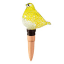 What She Shed Plant Support & Accessories, Glass & Terracotta, Glow-in-the-Dark Bird Watering Globe,