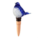What She Shed Plant Support & Accessories, Glass & Terracotta, Glow-in-the-Dark Bird Watering Globe,