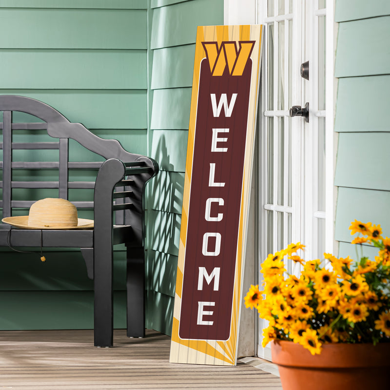 Washington Commanders Summer Seasonal Single Sided Large Leaner, 46"