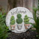 Topiary Garden Stone, Welcome